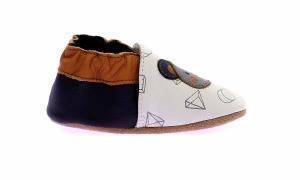 Chaussons cuir Geometric Style