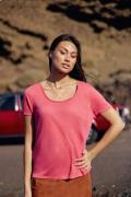 T-shirt fluide, col rond, TIA