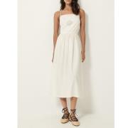 Robe midi brodée à fines bretelles, RIVERINI
