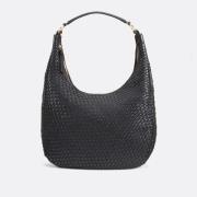 Sac cabas en cuir tressé