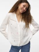 Blouse imprimée, col V