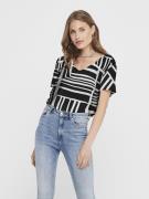 Blouse manches courtes, col V