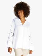 Chemise en lin brodée