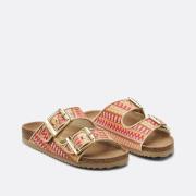 Mules plates fantaisie