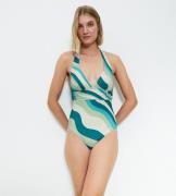 Maillot 1 pièce plongeant Summer Mix & Match