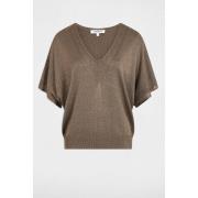 Pull col V en fine maille