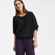 Pull col rond en fine maille irisée