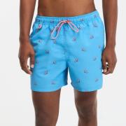 Short de bain imprimé transat