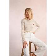 Pull marinière, croisé dans le dos