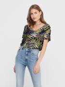 Blouse manches courtes, col V