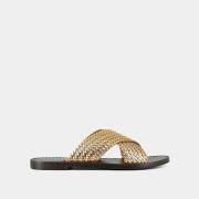 Mules plates en cuir Witch