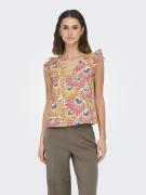 Blouse imprimée à manches courtes