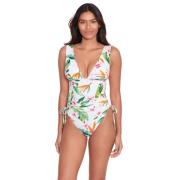 Maillot 1 pièce Watercolor Tropical Floral