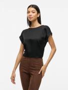 T-shirt satiné, col rond