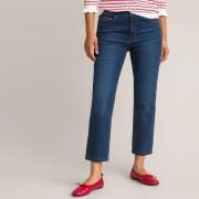 Jean slim raccourci, en coton Bio