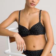 Haut de maillot de bain ampliforme à pois