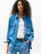 Chemise en denim manches longues