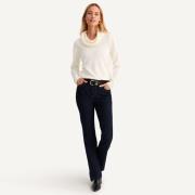 Pull col boule, manches longues, toucher très doux