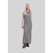 Robe longue marinière tricot ajouré
