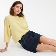 Pull loose, col rond en grosse maille
