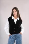 Gilet en maille, sans manches
