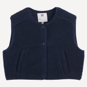 Gilet sans manches en sherpa
