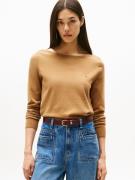 Pull col bateau, manches longues