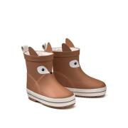 Bottines de pluie fourrées, motif renard