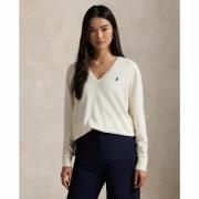 Pull col V en maille fine
