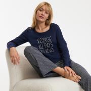 Pyjama manches longues en jersey de coton