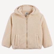 Gilet à capuche en sherpa