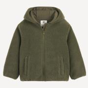 Gilet à capuche en sherpa