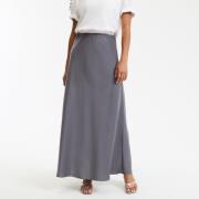 Jupe maxi longue, satinée