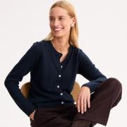Cardigan col rond, en maille toucher très doux