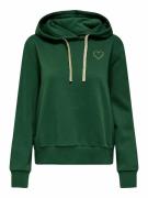 Sweat à capuche, motif cœur