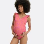 Maillot de bain 1 pièce de grossesse foulard