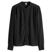 Chemise col mao, manches longues