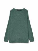 Pull col V en maille mousseuse