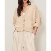 Gilet court en laine et cachemire, ROSSATO