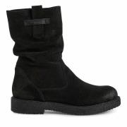 Bottes mi-hautes en cuir