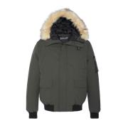 Blouson bomber chaud zippé à capuche Keyburn