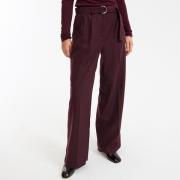 Pantalon large, taille haute
