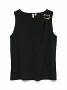 Top détail doré épaule