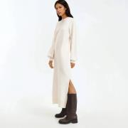 Robe pull, longue, manches longues